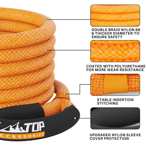 Cuerda de tiro elástica AllTop 48.000 LBS