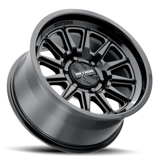 METHOD - MR323 GLOSS BLACK 5X127 17X9 ET -38 CB 71.5