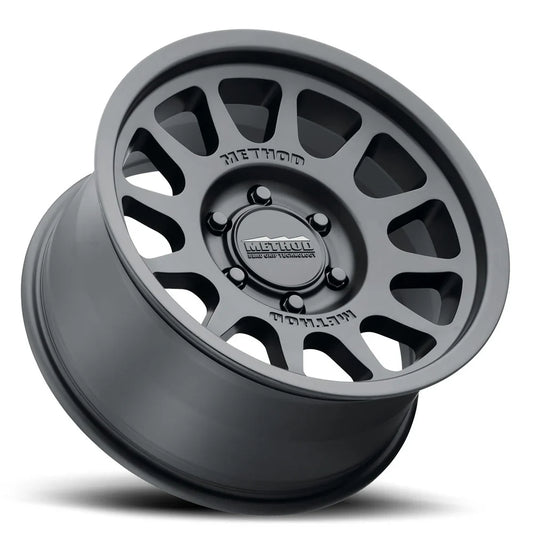 METHOD - MR703 MATTE BLACK 5X127 17X9 ET -12 BEAD GRIP