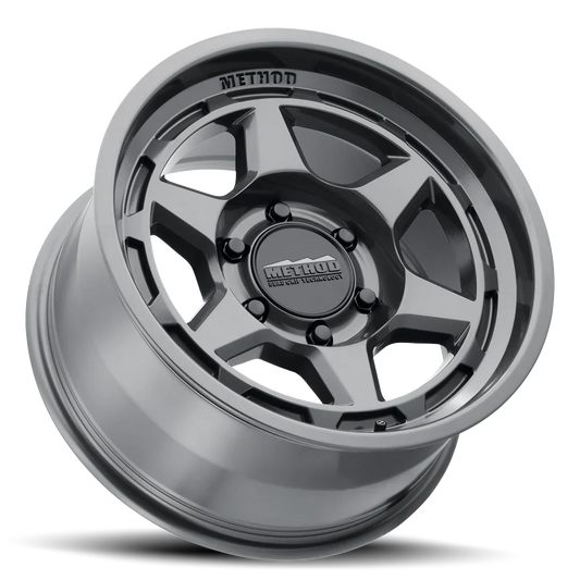 METHOD - MR708 GLOSS TITANIUM 5X127 17X8.5 ET 0 CB 71.5 BEAD GRIP