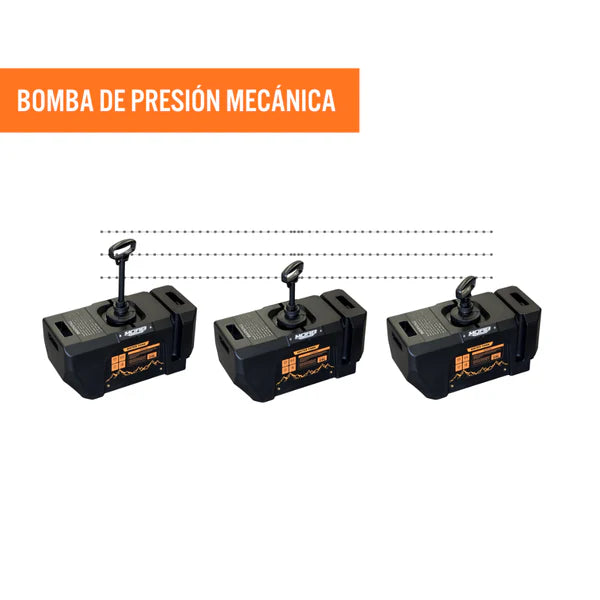 Estanque de Agua 24L con Bomba Manual y Ducha Portátil