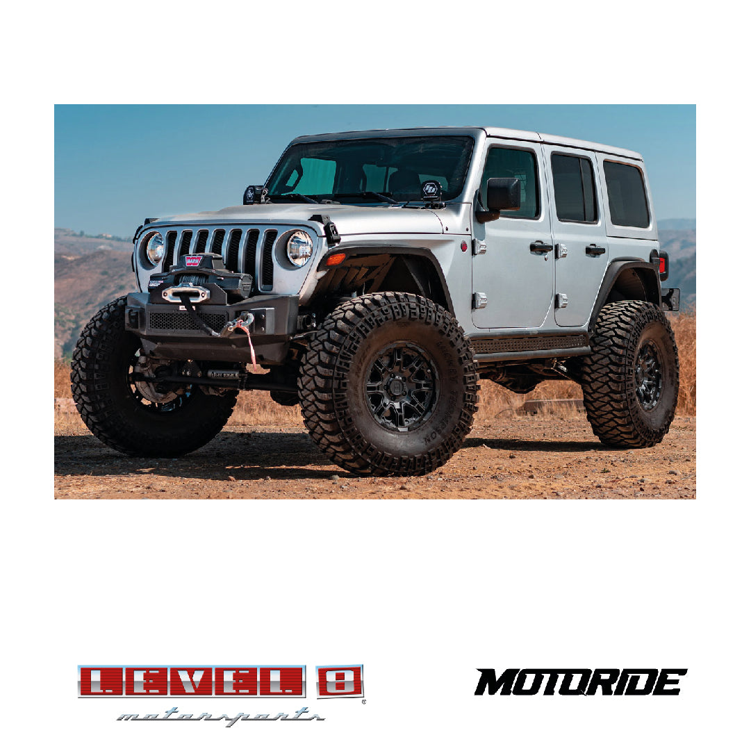 Level 8 Slingshot Matte Black 20X9.0 6x135