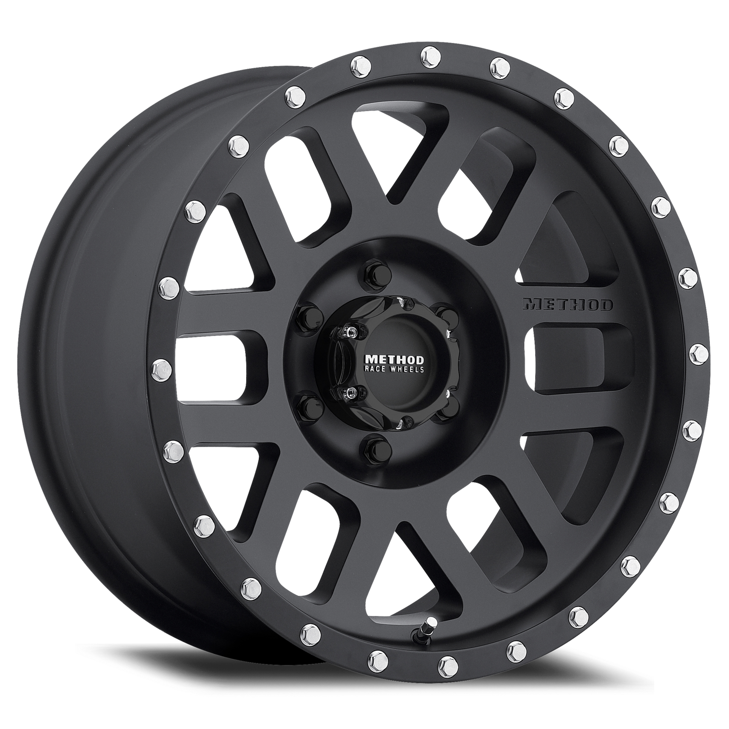 Method MR306 Mesh , 17x8.5, 6x5.5, Matte Black