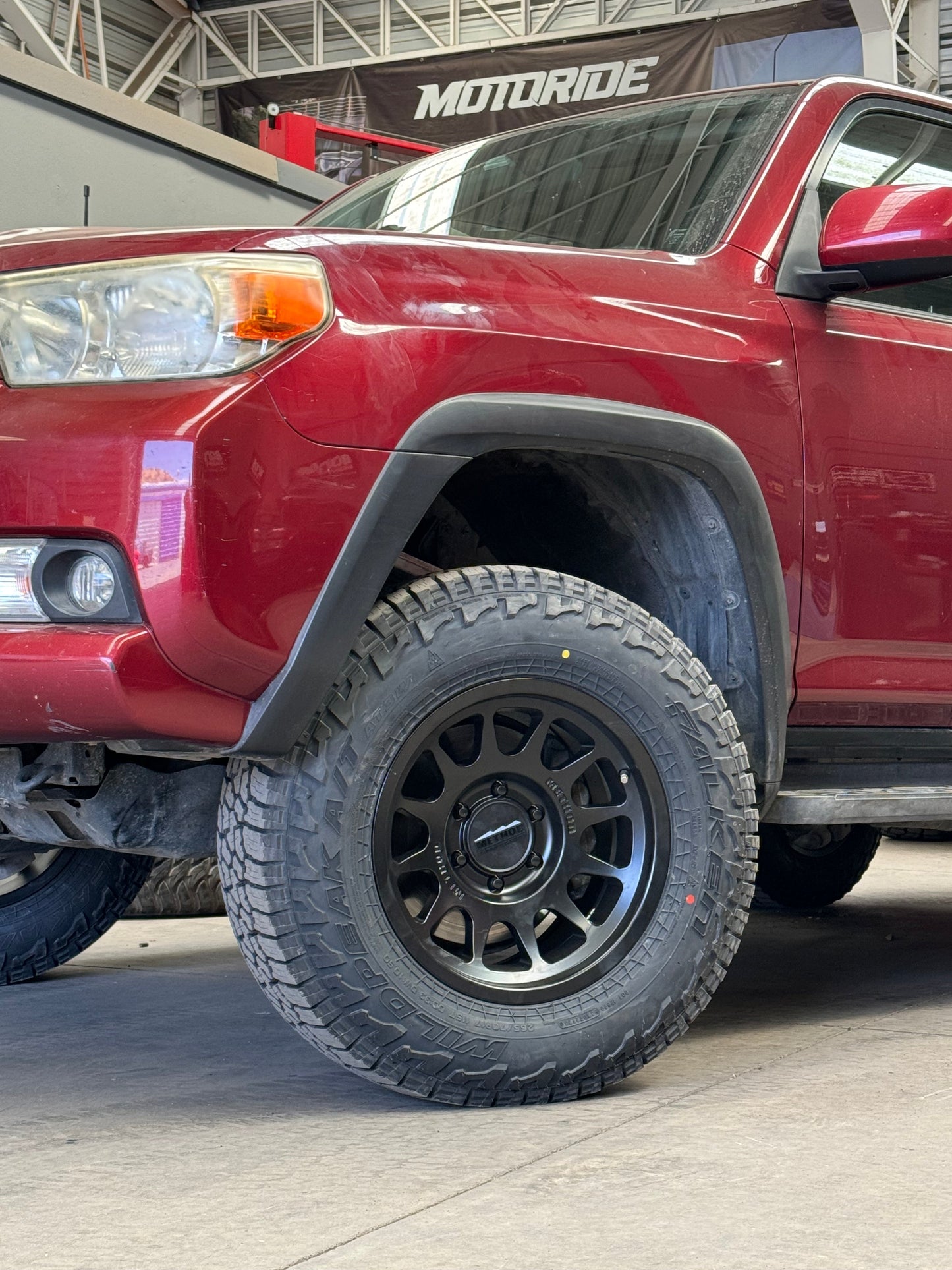 METHOD - MR703 MATTE BLACK 6x139.7 17X9 ET -12 BEAD GRIP