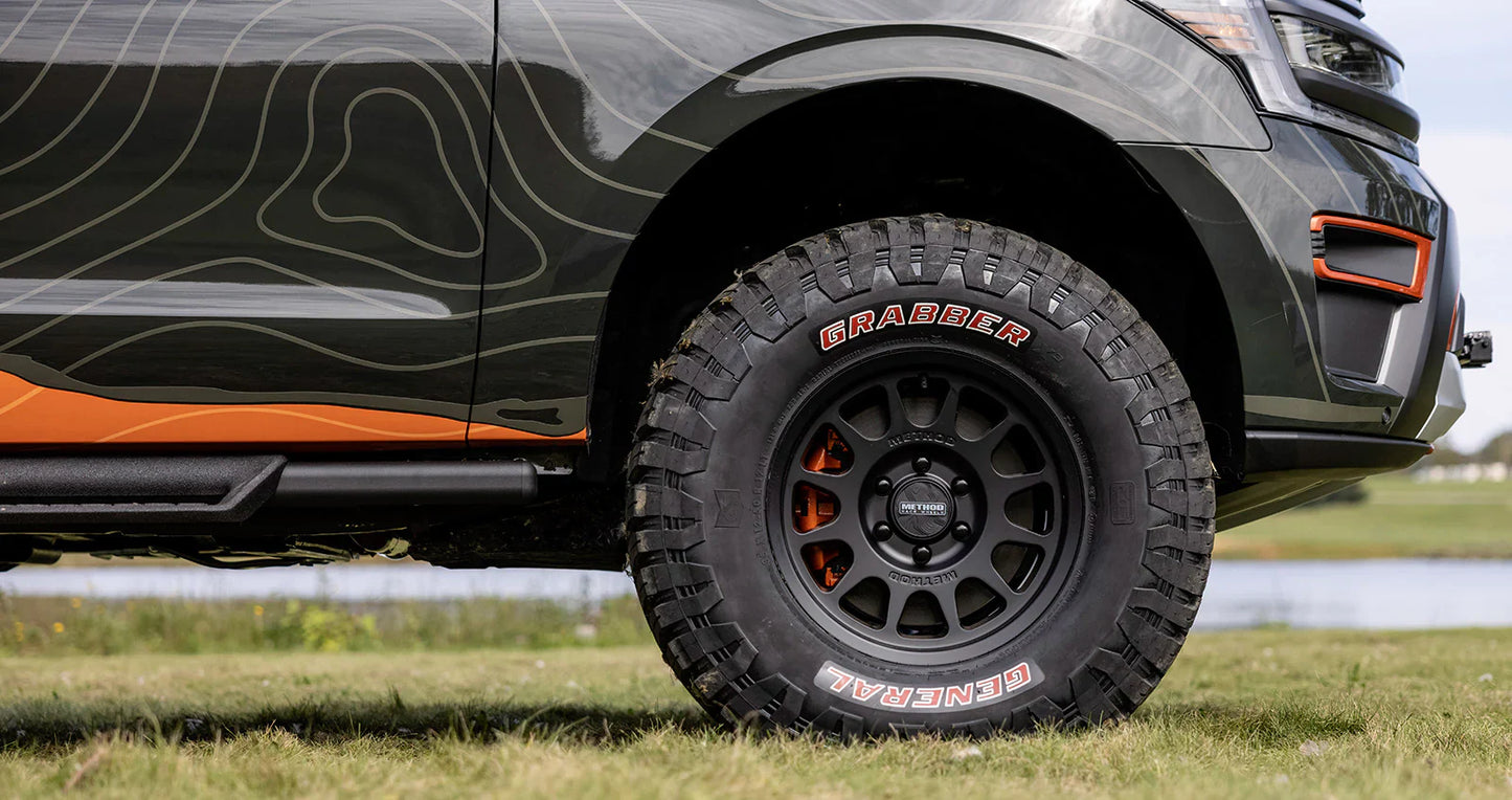 METHOD - MR703 MATTE BLACK 6x139.7 17X9 ET -12 BEAD GRIP