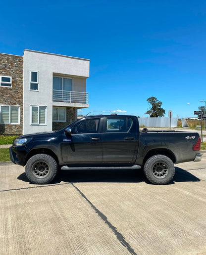 METHOD - MR703 MATTE BLACK 6x139.7 17X9 ET -12 BEAD GRIP
