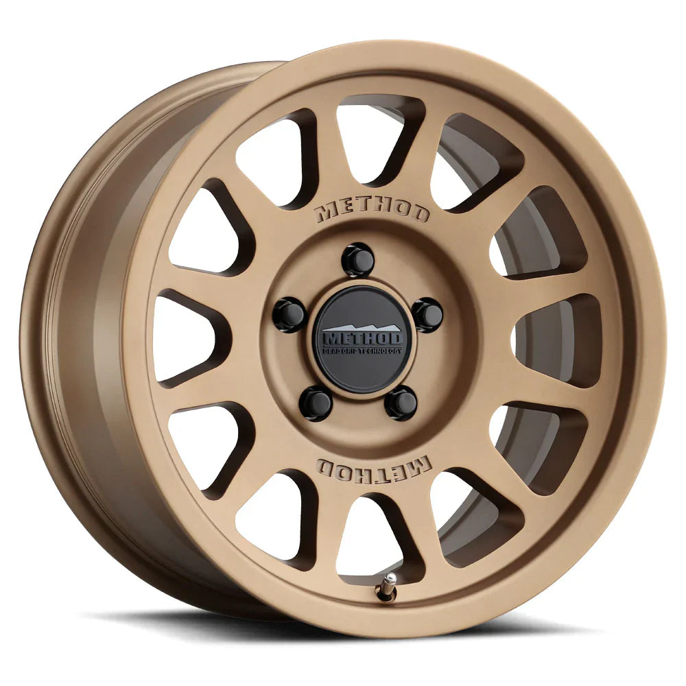 METHOD - MR703 BRONZE 5X127 17X9 ET 12 BEAD GRIP