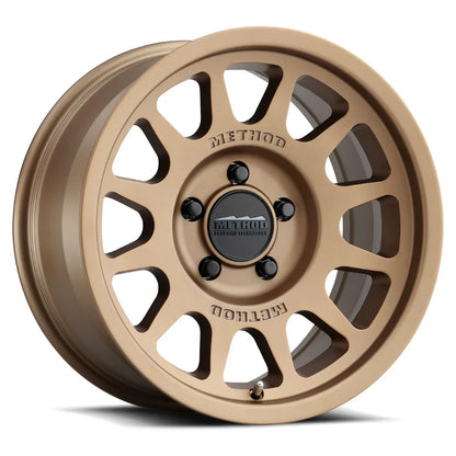 METHOD - MR703 BRONZE 5X127 17X9 ET 12 BEAD GRIP