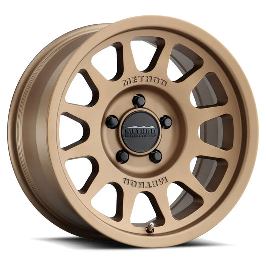 METHOD - MR703 BRONZE 5X127 17X9 ET 12 BEAD GRIP
