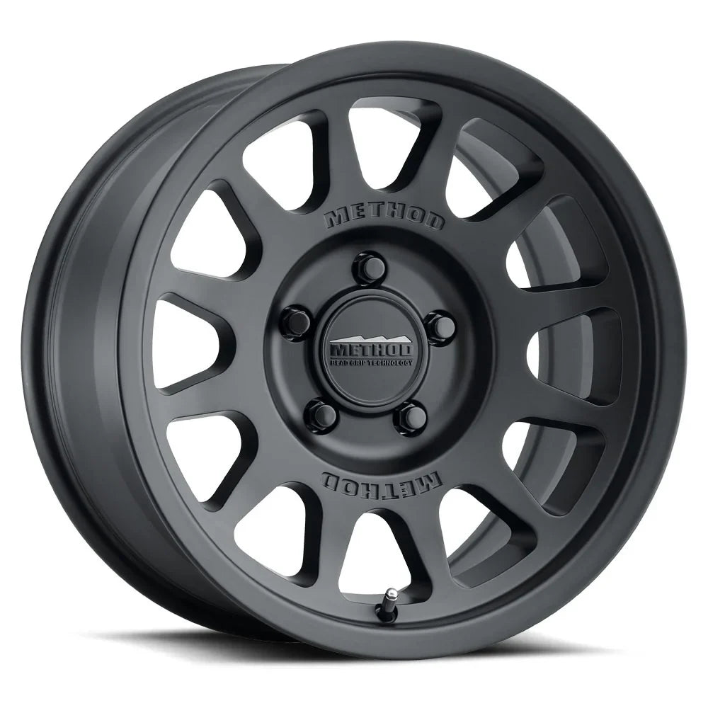 METHOD - MR703 MATTE BLACK 5X127 17X9 ET -12 BEAD GRIP