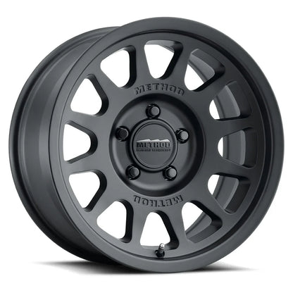METHOD - MR703 MATTE BLACK 5X127 17X9 ET -12 BEAD GRIP