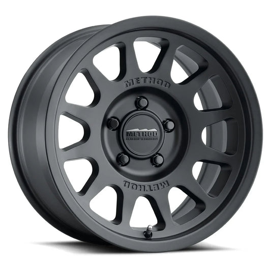 METHOD - MR703 MATTE BLACK 5X127 17X9 ET -12 BEAD GRIP