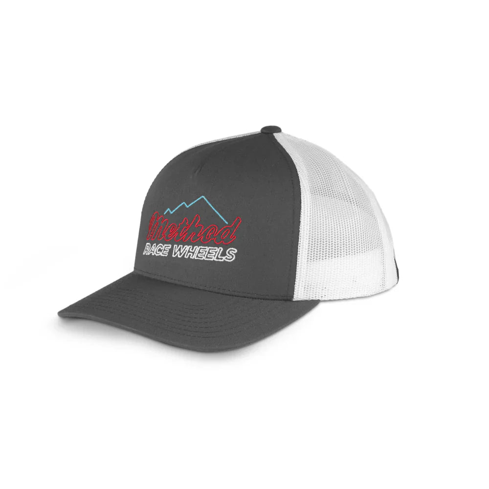 Jockey Gris Method Neon Mountain Curvebill Trucker