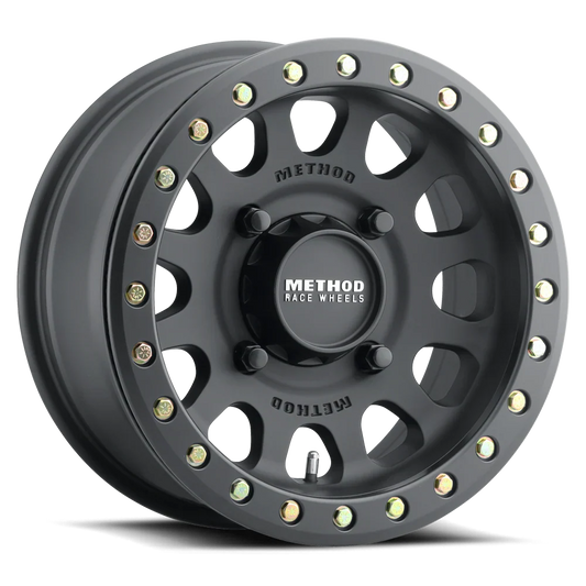 METHOD - MR401 MATTE BLACK BEADLOCK 15x7 6x139.7 ET+25 CB 81.8