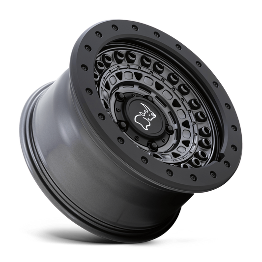 BLACK RHINO - BARRICADE GUN BLACK/BLACK ROCK 17X8.5 5X127 ET-18