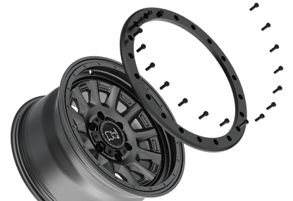 BLACK RHINO - DUGGER 6 LUG GUNBLACK 17X8.5  6X114.3 ET 10