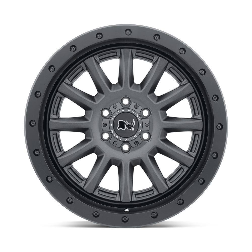 BLACK RHINO - DUGGER 6 LUG GUNBLACK 17X8.5  6X114.3 ET 10