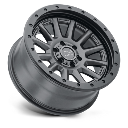 BLACK RHINO - DUGGER 6 LUG GUNBLACK 17X8.5  6X114.3 ET 10