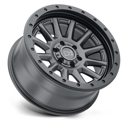 BLACK RHINO - DUGGER 6 LUG GUNBLACK 17X8.5  6X114.3 ET 10