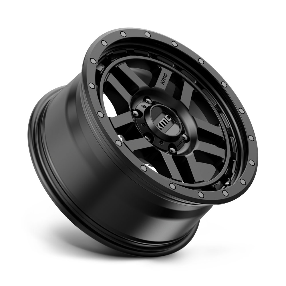 KMC - RECON SATIN BLACK 17X9.0 6X139.7 ET -12