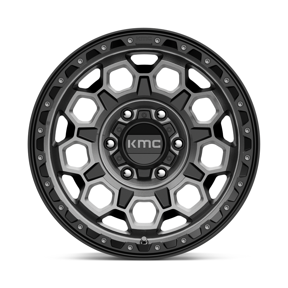 KMC - TREK SATIN BLACK WITH GRAY TINT  17X9.0 6X139.7 ET 0