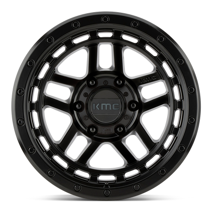 KMC - RECON SATIN BLACK 17X9.0 6X139.7 ET -12