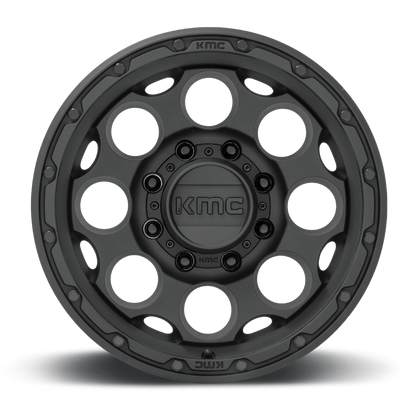 KMC - DIRTY HARRY TEXTURED BLACK 17X9.0 5X127 ET -12