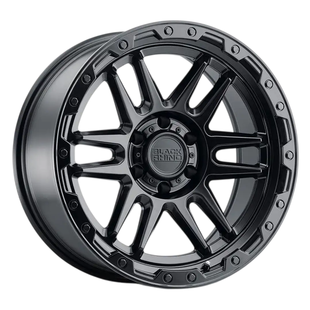BLACK RHINO - APACHE MATTE BLACK/BLACK BOLT 17X8.5 6X114 ET 0