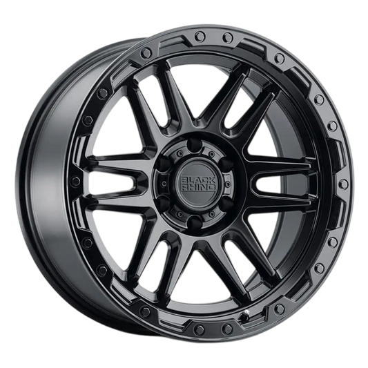 BLACK RHINO - APACHE MATTE BLACK/BLACK BOLT 17X8.5 6X114 ET 0