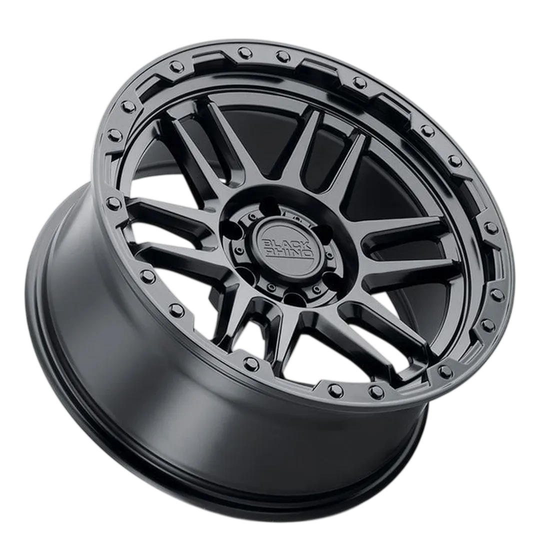 BLACK RHINO - APACHE MATTE BLACK/BLACK BOLT 17X8.5 6X114 ET 0