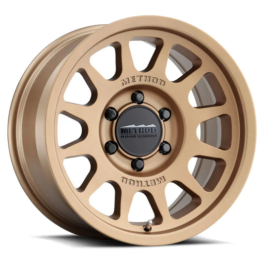 METHOD - MR703 BRONZE 6X139.7 17X9 ET -12 BEAD GRIP