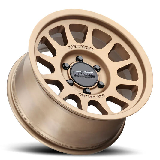 METHOD - MR703 BRONZE 6X139.7 17X9 ET -12 BEAD GRIP