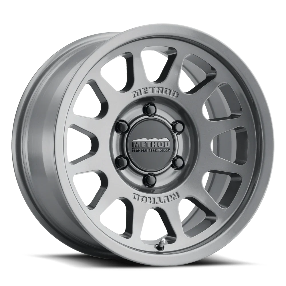 METHOD - MR703 GLOSS TITANIUM 6X139.7 17X9 ET -12 BEAD GRIP