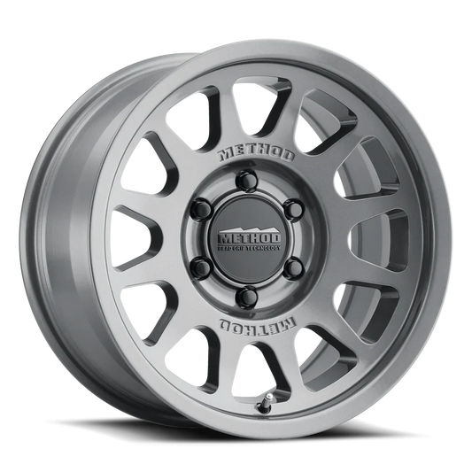 METHOD - MR703 GLOSS TITANIUM 6X139.7 17X9 ET -12 BEAD GRIP