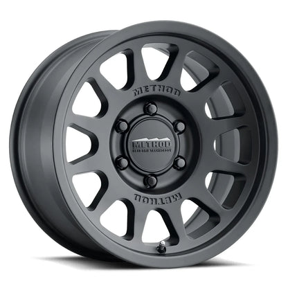 METHOD - MR703 MATTE BLACK 6x139.7 17X9 ET -12 BEAD GRIP