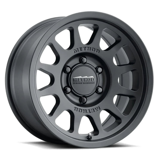 METHOD - MR703 MATTE BLACK 6x139.7 17X9 ET -12 BEAD GRIP