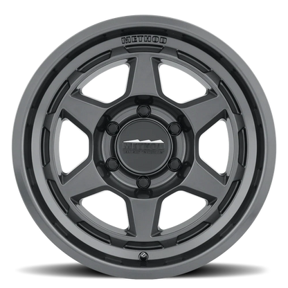 METHOD - MR708 GLOSS TITANIUM  5X127 17X8.5 ET 0 CB 71.5 BEAD GRIP