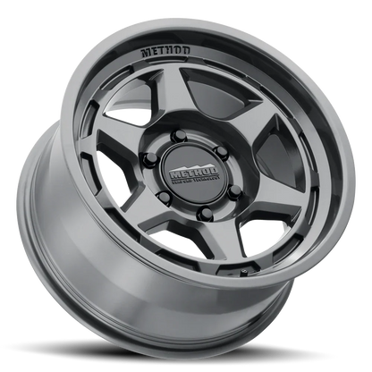 METHOD - MR708 GLOSS TITANIUM  5X127 17X8.5 ET 0 CB 71.5 BEAD GRIP