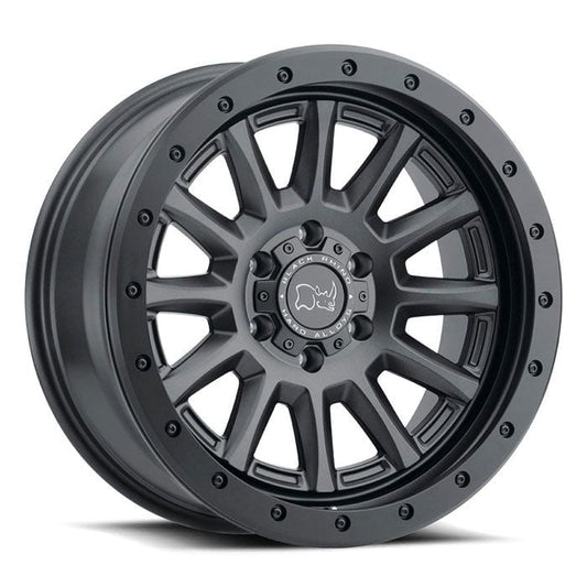 BLACK RHINO - DUGGER 6 LUG GUNBLACK 17X8.5  6X114.3 ET 10