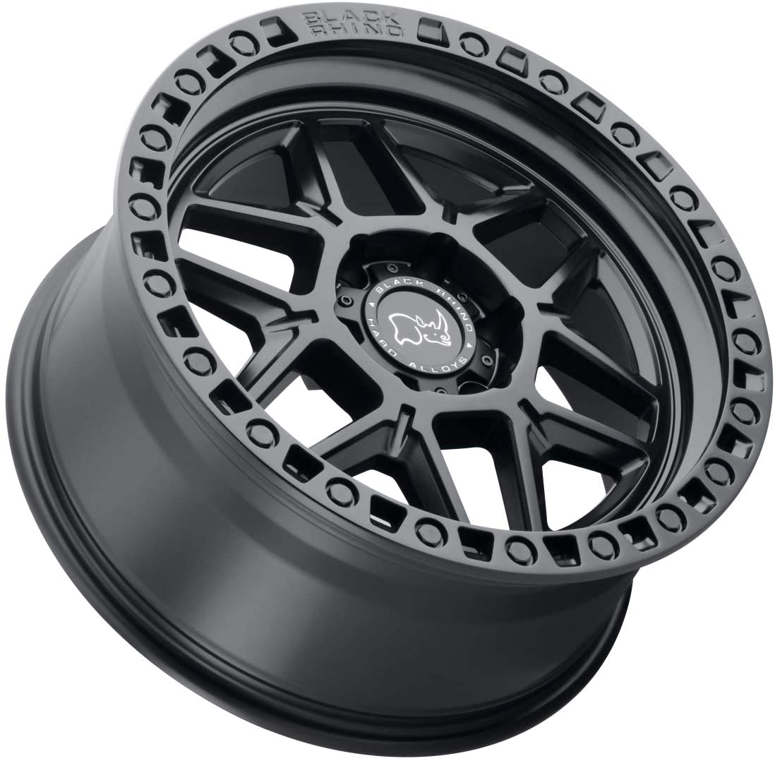 BLACK RHINO KELSO MATTE BLACK W/BLACK BOLTS 20X9.0 6X135