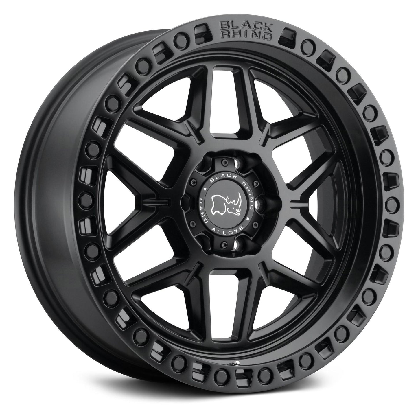 BLACK RHINO KELSO MATTE BLACK W/BLACK BOLTS 20X9.0 6X135