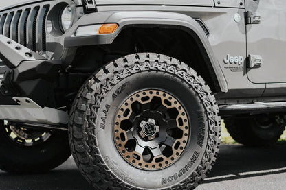BLACK RHINO - WARLORD MATTE BLACK W/MACHINE 17x9.0 6X135