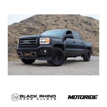 BLACK RHINO CHASE 17x8.0 5x120  MATTE BLACK RF