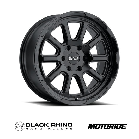 BLACK RHINO CHASE 17x8.0 5x120  MATTE BLACK RF