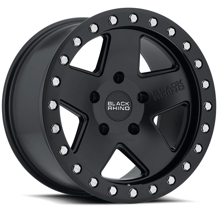 Black Rhino Crawler 20x9.5 6x139.7 Matte Black Pernos Plateados