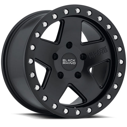 Black Rhino Crawler 20x9.5 6x139.7 Matte Black Pernos Plateados