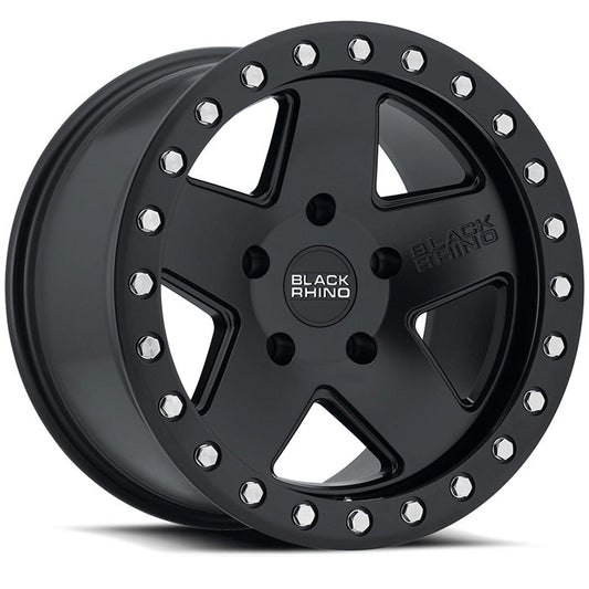 Black Rhino Crawler 20x9.5 6x139.7 Matte Black Pernos Plateados