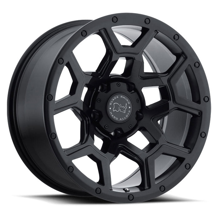 BLACK RHINO OVERLAND MATTE BLACK 17X8.0 6X130