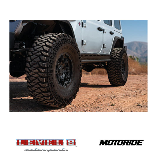 Level 8 Slingshot Matte Black 20X9.0 6x135