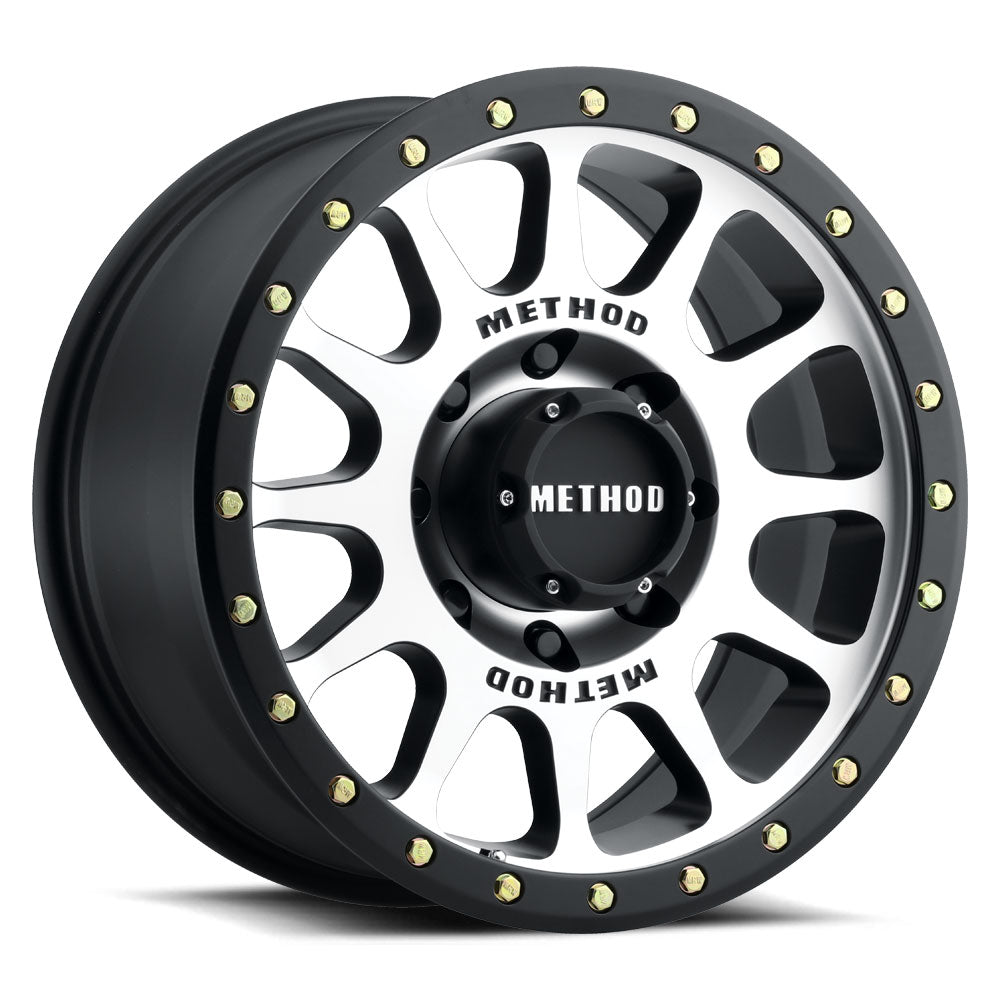 Method MR305 NV R17 6x139.7 Machined/Black Street Loc